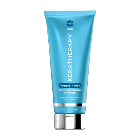 Keratherapy Keratin Infused Deep Conditioning Masque, 8 fl. oz., 237 ml - Moisturizing & Hydrating Hair Treatment with Kerabond, Jojoba, Nettle Root Extract, Wheat Oil, Persian Walnut
