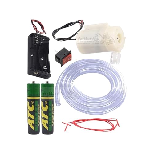 Mini Water Pump Experiment Set 1 Piece Hose Battery Bed Switch Micro Submersible Pump Solonoid Water Pump Small Aquarium Motor