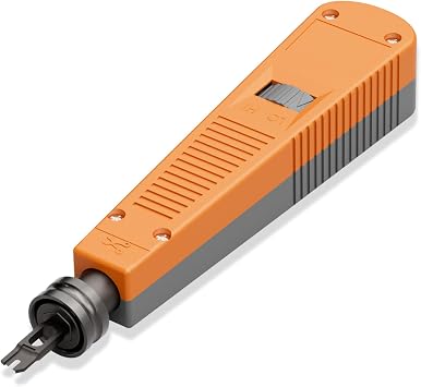 Iwillink Punch Down Tool with 110 Blade Type for Ethernet Punch Down Block Keystone Jack & Network Wire Cable Repair