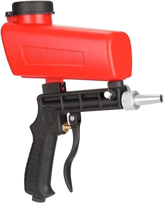 Airbrush Kit Paint Sprayer Portable Sandblasting Machine Mini Blasting Device Adjustable Sandblasting Airbrush Kit for Nail Art, Makeup, Painting, and Cake Decorati