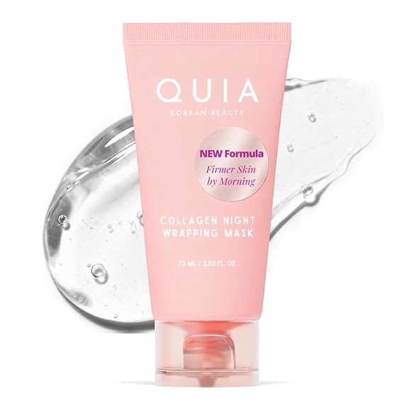 QUIA Collagen Overnight Wrapping Mask - Wake Up to Plumper, Firmer Skin