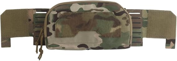 Front Placard 2nd Layer Admin Pouch, Compact Front Storage Bag for Multi-Caliber Triple Mag Pouch