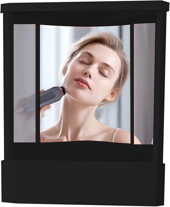 True Mirror - Real Image Non-reverse Mirror - True Mirror Non Reversing See The Real You - Left Right Non Reverse Mirror - Non Reversing Mirror For Real Image For Modeling, Makeup, Haircuts And Beauty