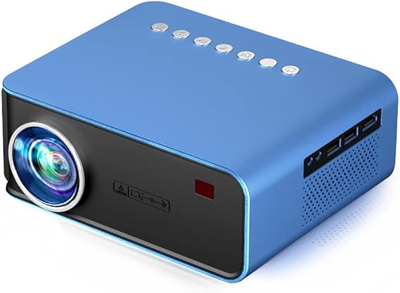 T4 Mini Projector 3600 Lumens Support Full 1080P LED Proyector Big Screen Portable Home Theater Smart Video Beamer ( Color : D ) (Black )