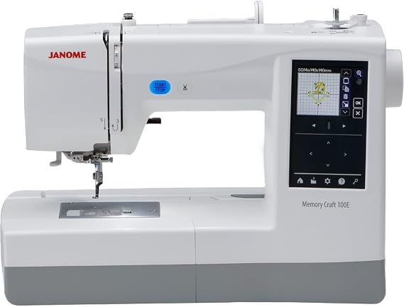 JANOME "Memory Craft 100E" Sewing Machine for Embroidery