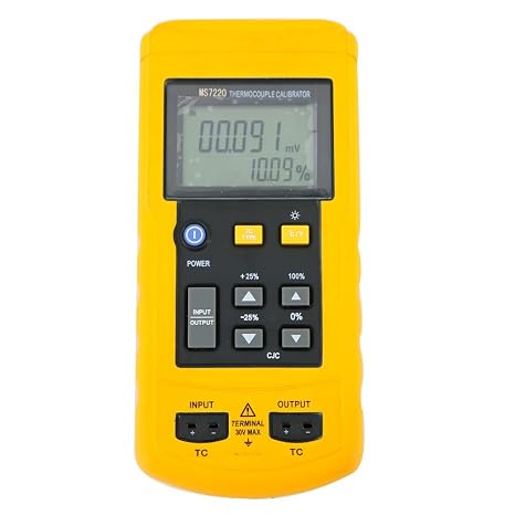 MS7220 Digital Thermocouple Process Calibrator with mV Source Function