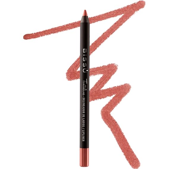 Bissu Tintaline Lipliner - 14 Vivid Colors, High-Coverage, Waterproof, Long-Lasting Pigmentation, Creamy. 1.2 gmrs (Pale Pink)