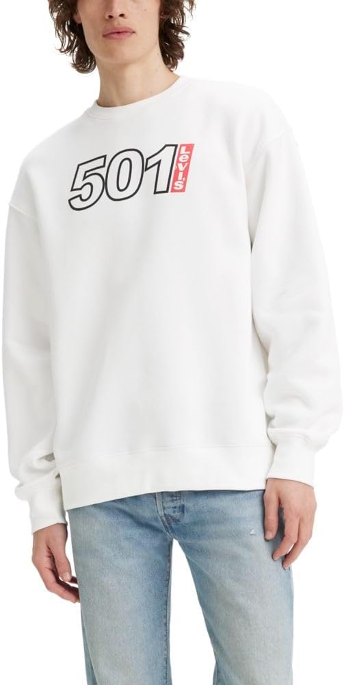 LEVI'S Men's Relaxed Graphic Crewneck Sweatshirt