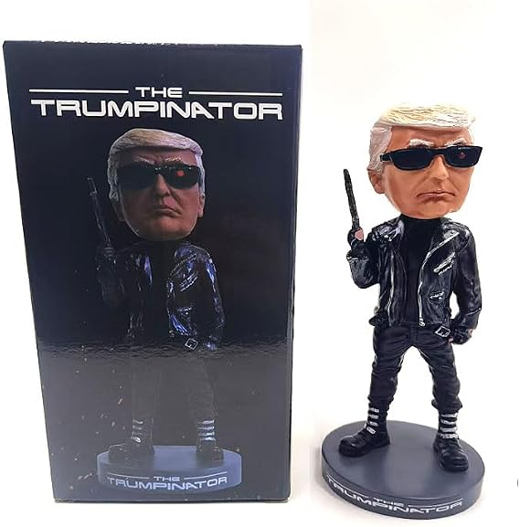 NENZHE Donald Trump Collectibles - 7 Inch Donald Trump 2024 Election Bobblehead for Trump Supporters and Patriotic Americans | Top Trump Gifts