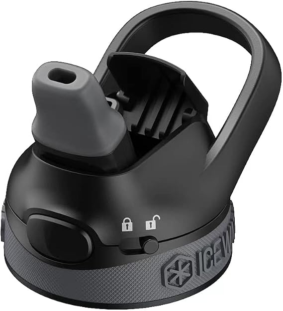 ICEWATER Replacement Lid with Straw, Not Compatible with Contigo Bottles. | Only fits ICEWATER 24 oz water bottles.