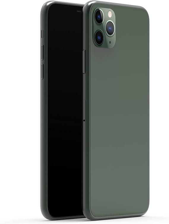 Dummy Display Phone 11 Pro Max Replica - 6.5 inch Black Screen, Non-Working, 1:1 Scale, Midnight Green, Card Slot