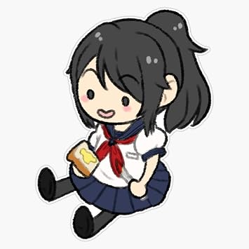 Yandere Simulator Ayano Aishi Sticker Vinyl Bumper Sticker Decal Waterproof 5