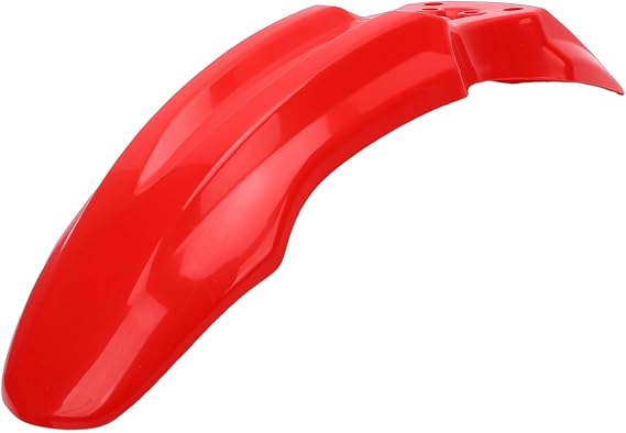 Motorcycle Front Wheel Mudguard – Durable Plastic Splash Guard for Tuttio Soleil01 Style 125ml Pit PRO Trail & Dirt Bikes, Enhanced Mud & Water Protection (Red)