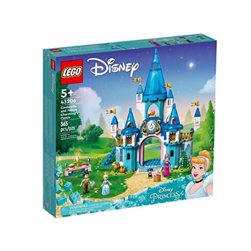 LEGO Disney Princess Cinderella and Prince Charming Great Castle 43206