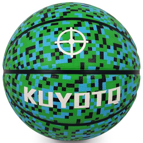 KUYOTQ Kids Youth Adult Size 34567 2225.527.528.529.5 Basketball Premium Rubber or Faux Leather Basketball Indoor Outdoor Basketball for Boys Girls Womens Mens Basketball Gifts Deflated