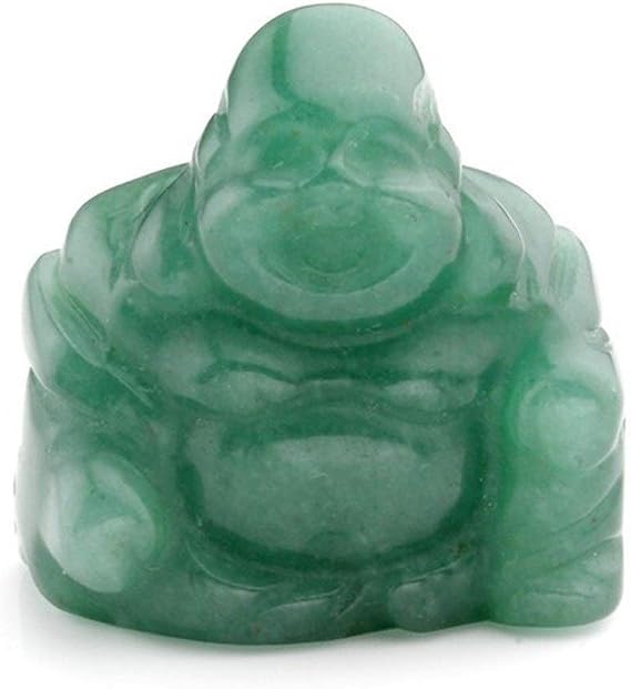 Laughing Buddha Statue, Lucky Money Maitreya Buddha, Quartz Stone Wealth Buddha Statue Ornaments Feng Shui Garden Home Decoration