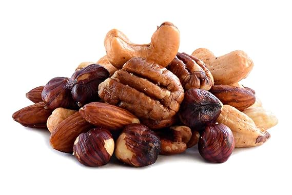 Roasted Unsalted Deluxe Mixed Nuts 25lbs Case Bulk Trail Mix