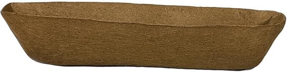 55 Inch Long Molded Coco Fiber Replacement Liner for Window Hayrack Planters - Single