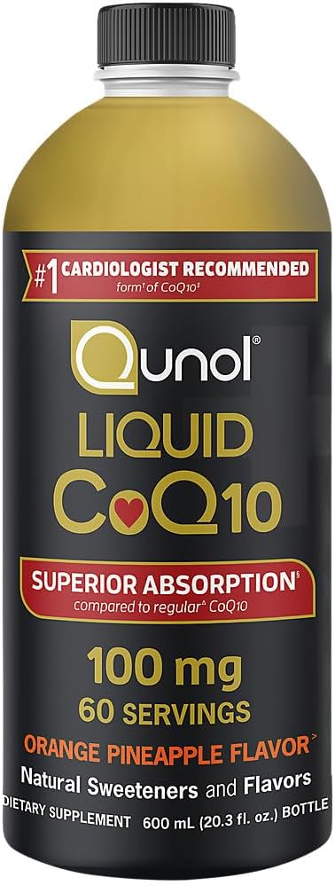 Qunol Liquid CoQ10 100mg, Superior Absorption, Antioxidant, 20 Ounces