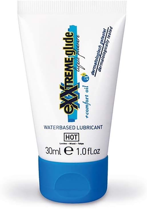 Hot 30 ml Exxtreme Glide Water Based Lubricant Tube with A+ Comfort Oil