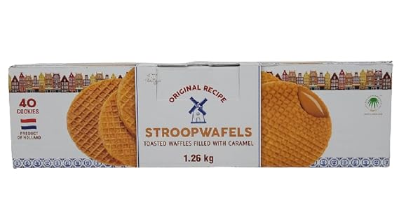 Le Chef Caramel Stroopwafel, 42.4 oz (COST1253037)