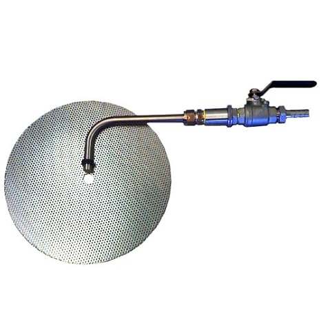 HomeBrewStuff Stainless Steel Sanke Keg - Keggle Conversion Kit with Flat False Bottom, Valve & Weldless Bulkhead