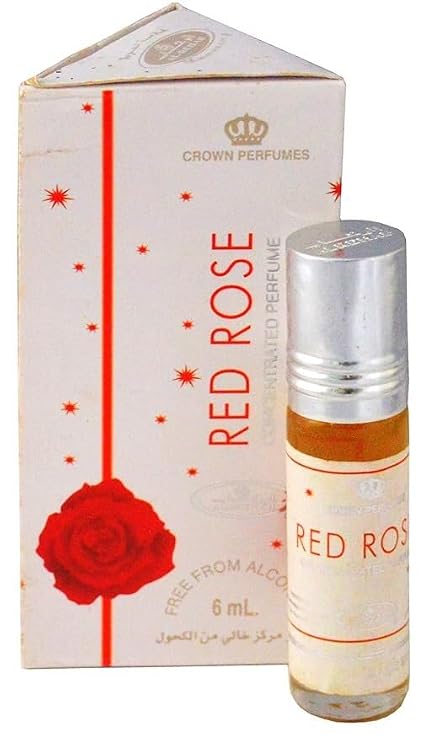 New Crown Perfumes Red Rose Concentrated Perfume, 6 ml