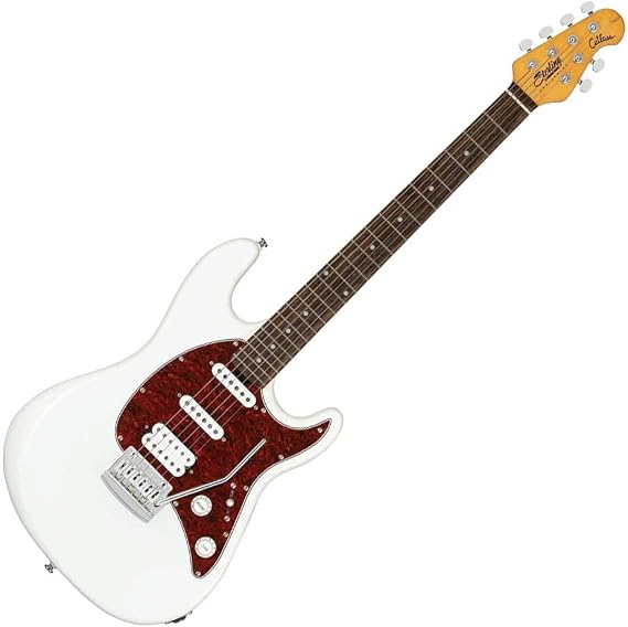 Sterling By Music Man Sub Cutlass HSS Electric Guitar - Olympic White