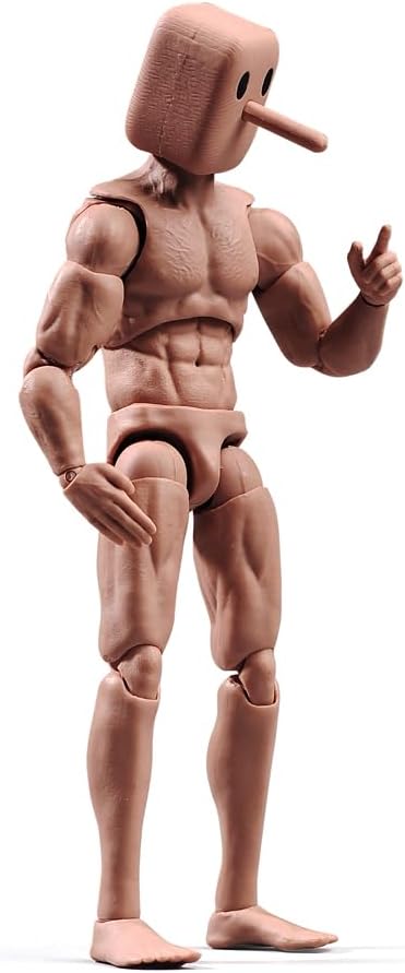 1/12 Scale Male Action Figure,6inch Strong Muscular Body Type Figure NT-01