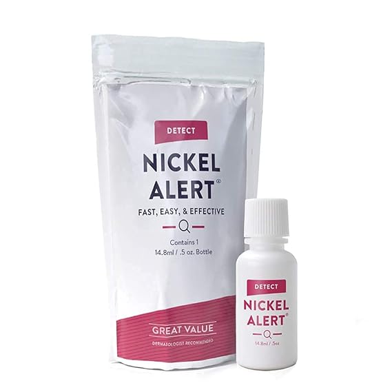 Single Bottle - Jewelry Test Kit for Nickel Allergy Protection