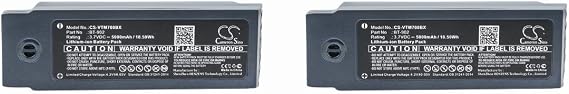 (2 Pack) XSP Battery for Vocollect A700, A710, A720 PN 730044, BT-902