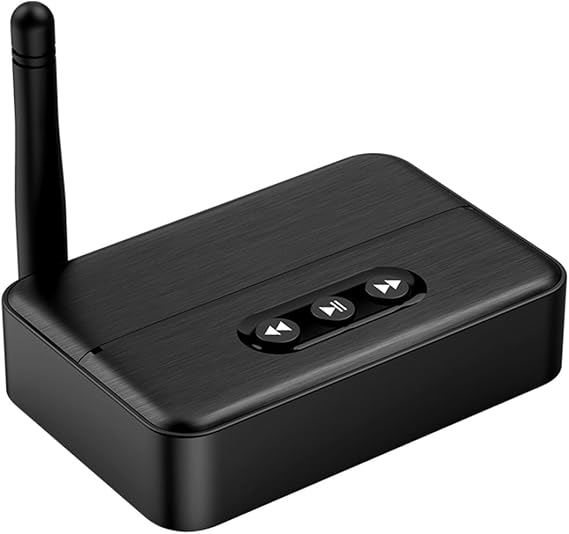 Coverzone NFC Bluetooth 5.4 Ses Alıcısı – AUX & RCA Bağlantı, Type-C Güç, USB’den Müzik Çalma, Araç & Ev Hoparlör/Amfi için Kablosuz Ses Adaptörü, Hi-Fi Stereo, 10m Çekim Mesafesi M60