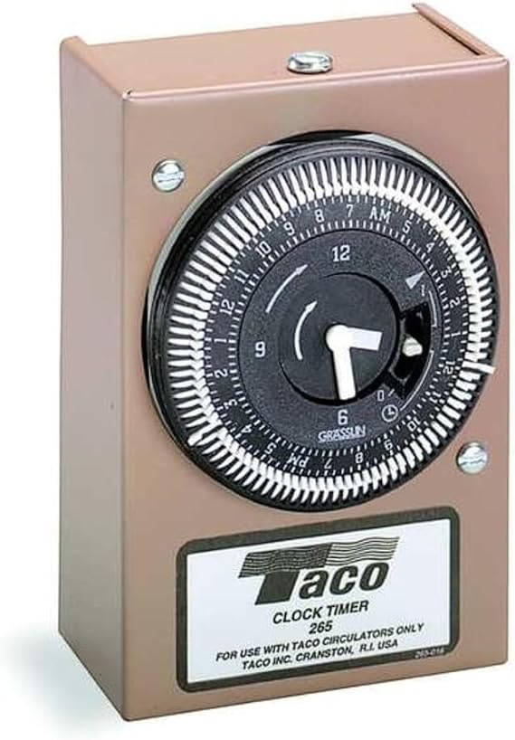 Taco 56470 265-1 ANALOG TIMER w/DUST COVER