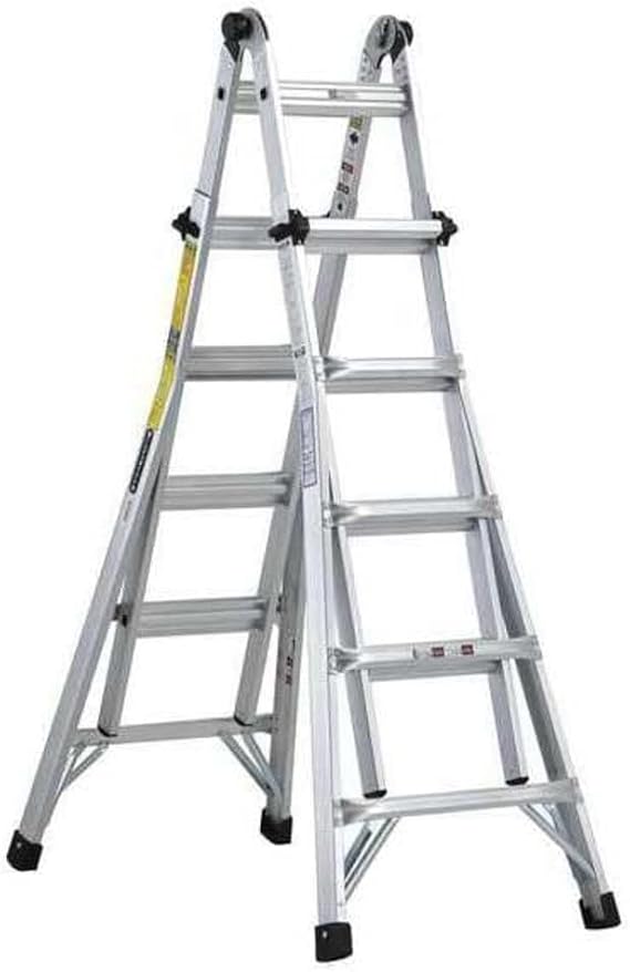 Louisville Ladder L-2098-22 Aluminum Multi-Purpose Ladder, 22'