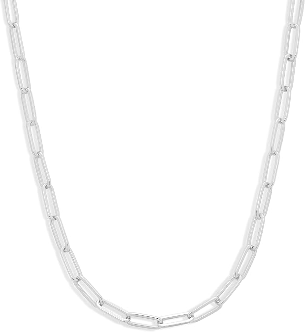 Amazon Essentials Necklace Paperclip Chain