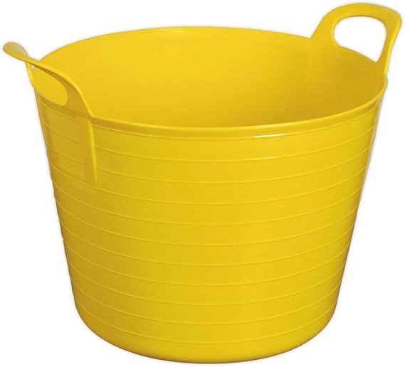 Sealey Sft40Y Heavy-Duty Flexi Tub 40Ltr - Yellow