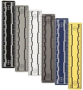 Forensics Source 6-3810 Vinyl 6" Ruler (10 Pack), White
