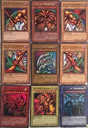 Yu-Gi-Oh!! Blue Eyes White Dragon! EXODIA! God Cards! 500 Card Lot! with RARES !