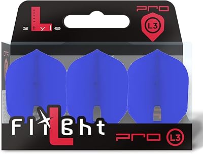 Dart Flights L3 Shape | PRO, KAMI & EZ Models | Compatible with Soft Tip & Steel Tip Darts
