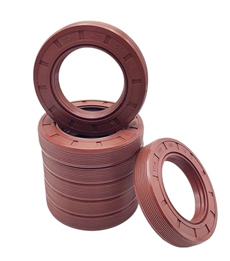TG4 Skeleton Oil Seal Viton Fluorine Rubber Brown 135mm ID X 155-170mm OD X 12-15mm W(135 mm x 165 mm x 14 mm)