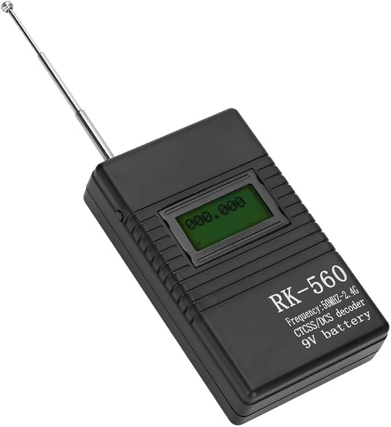 Frequency Meter ,Accurate RK560 50MHz-2.4GHz Frequency Counter Meter Portable Handheld Frequency Testing