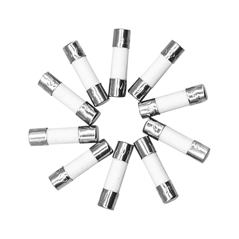 Generac 10000005117 6.3A 250V Fuse Replacements - Nissan Battery Fuse 5mmX20mm Pack of 10 for Optimal Performance