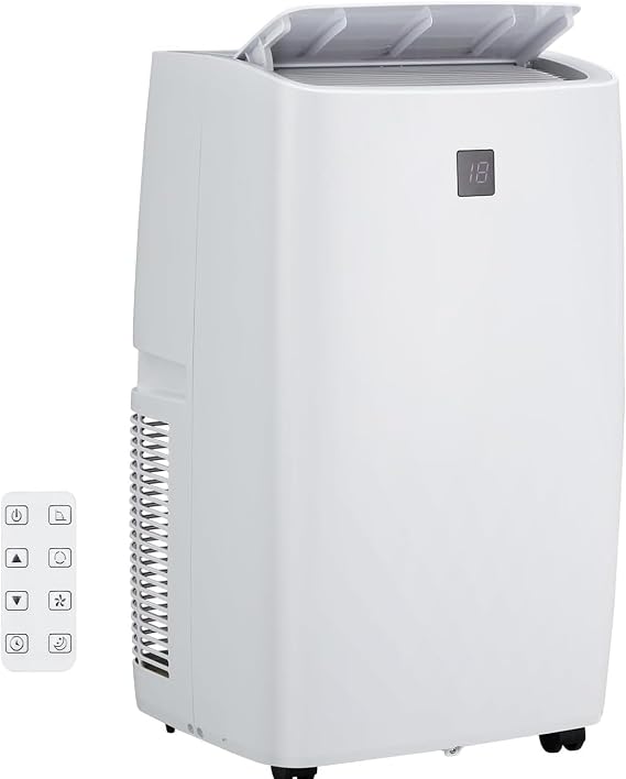 14000BTU Portable AC, White