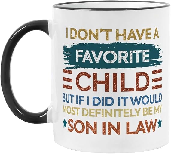 Fatbaby Funny Coffee Mug Gifts for Son In Law From Mother In Law,Father In Law,Son-in-law Gifts for Fathers Day Birthday Christmas Thanksgiving,Son In Law Tea Cup 11OZ