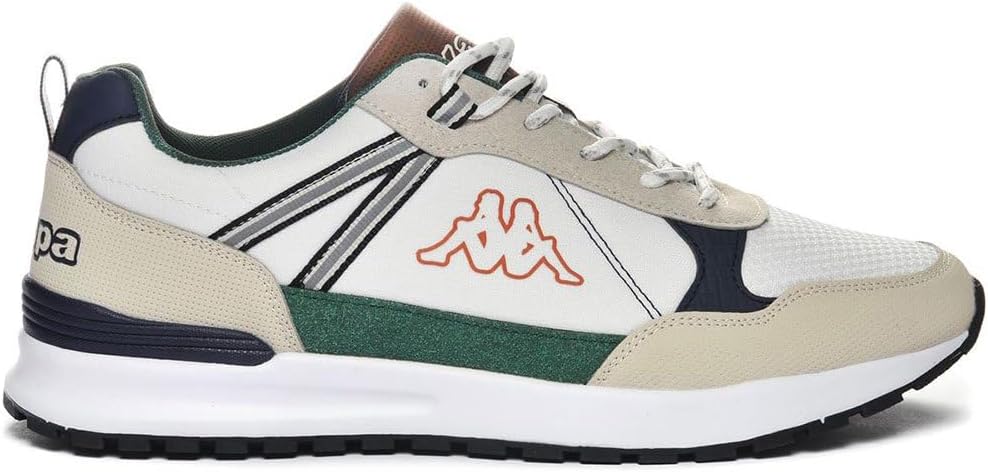 Kappa Men's AntorSneaker, White, 6.5 UK