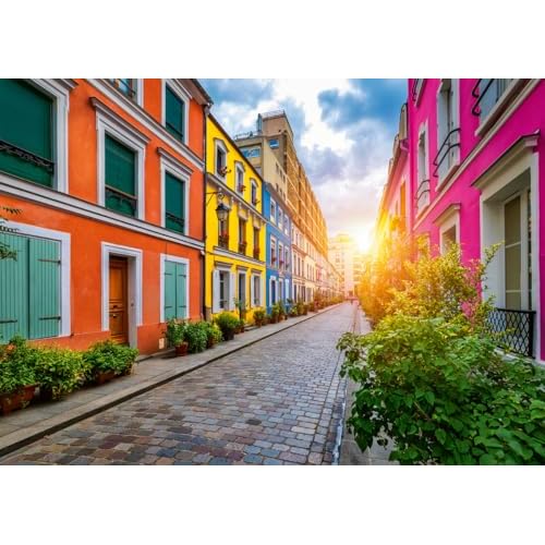 Wonder Forge Rue Cremieux Paris 1000 Piece Jigsaw Puzzle for Adults | Unique, Perfectly-Fitting Pieces | Fun, Vibrant Imagery |