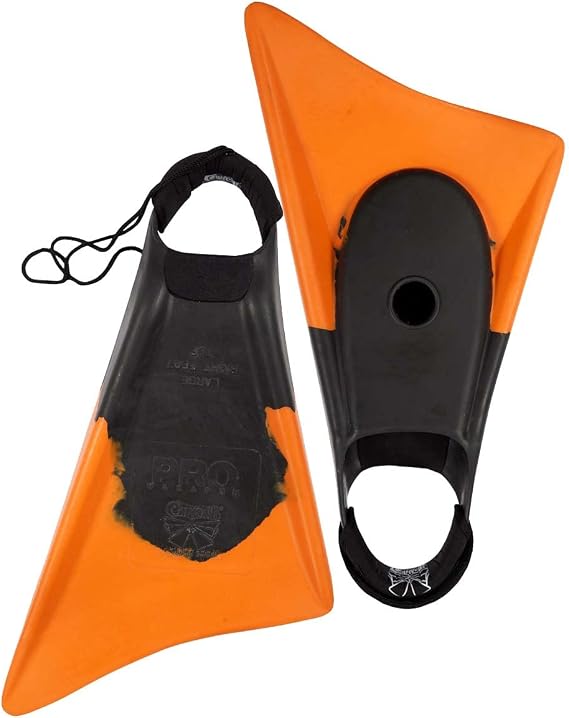 Churchill Makapuu Pro Swimfins - Black/Orange