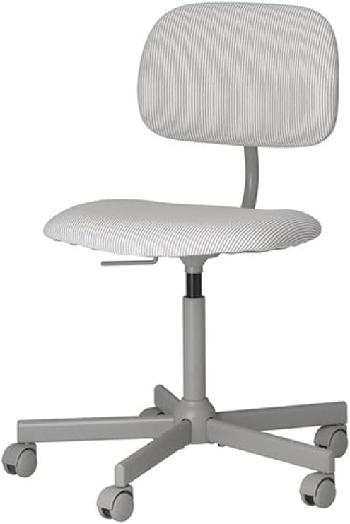 IKEA BLECKBERGET Çalışma Sandalyesi, Klovsta Beyaz-Gri, 68x68 cm