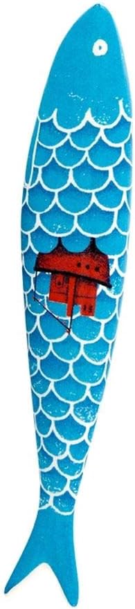Bordallo Pinheiro + Sardine + High Tide by Filipa Oliveira + H 1" W 7" L 1" + Multicolor