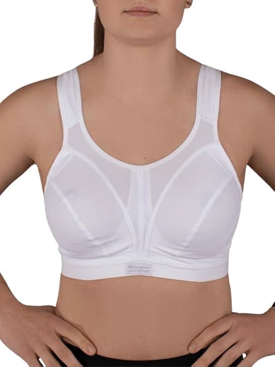 Champion Active D+ Shock Absorber Sports Bra, Maximum Support, Breathable, Quick-Dry, Fully Adjustable, Padded Straps for Superior Comfort, Back Fastening
